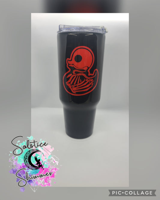 40 oz Black Project Fear Tumbler