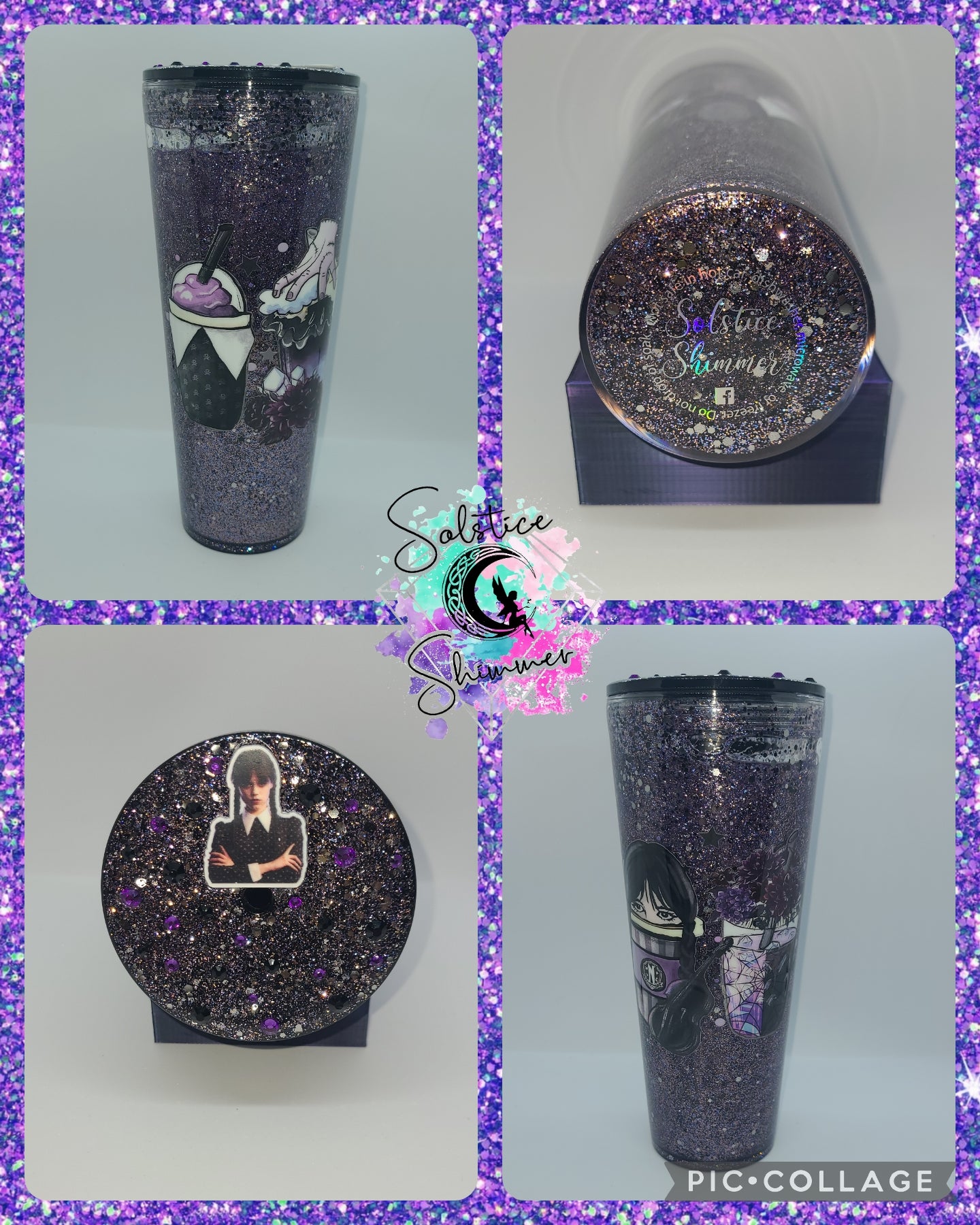 22oz Wednesday Fav Drinks Acrylic Tumbler